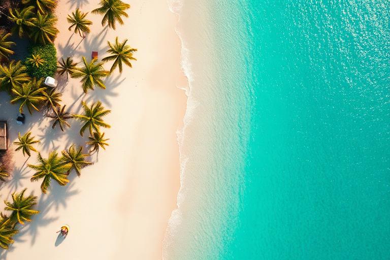 Tropical beach cover